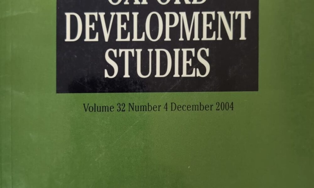 Oxford Development Studies 32 4 2004