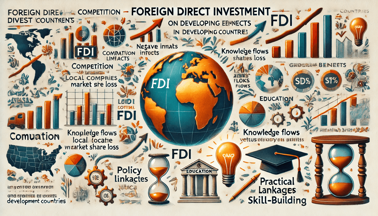 FDI growth developing countries