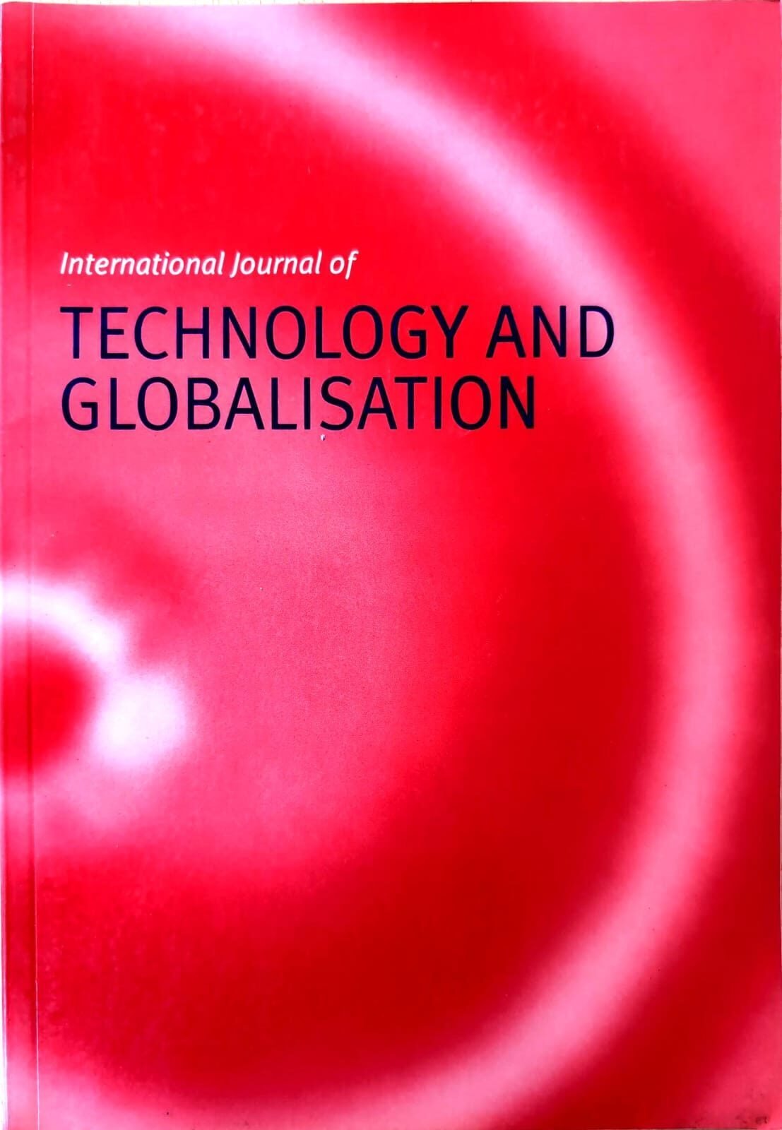 International Journal of Technology And Globalisation