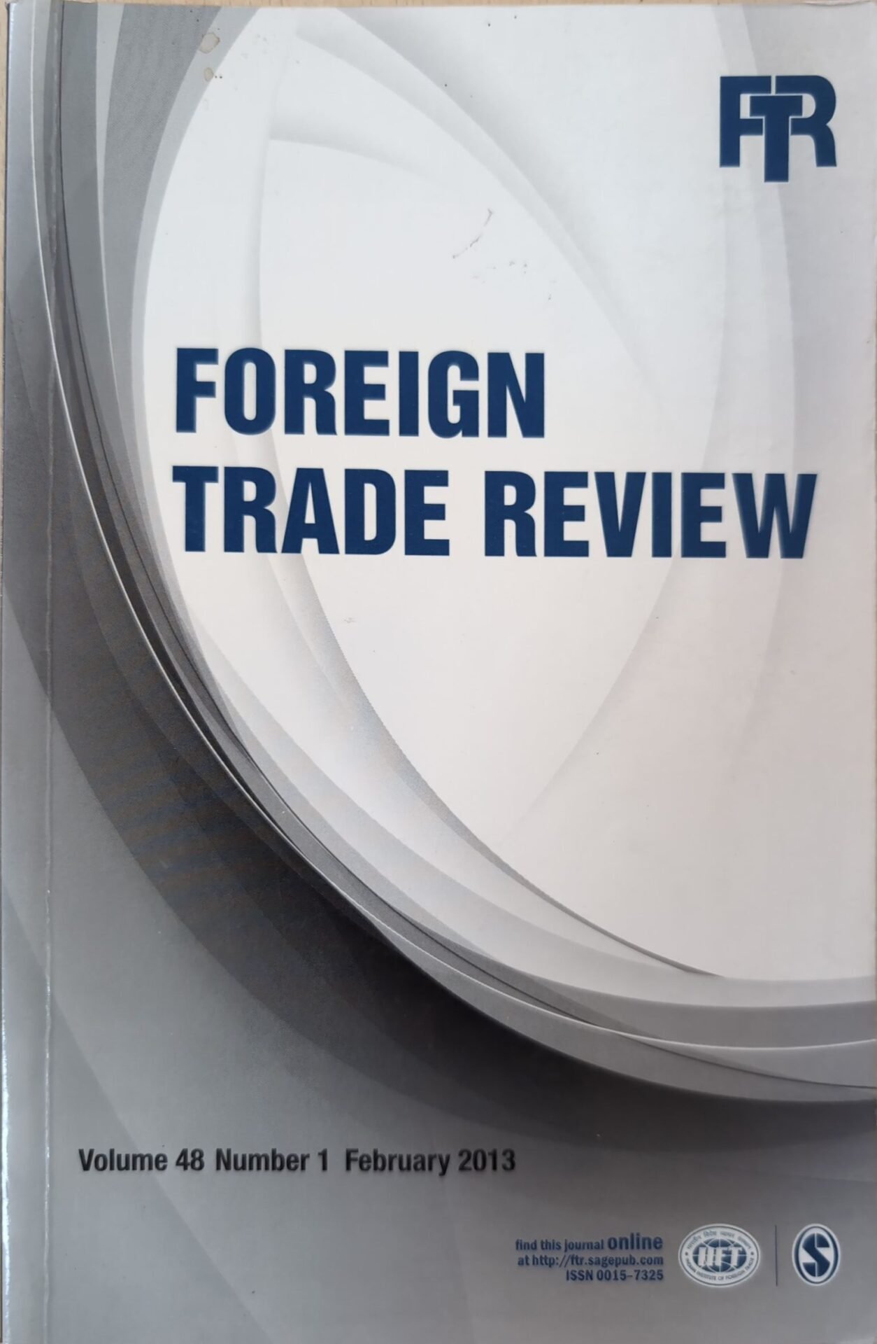 Karnataka's Export Story: How Policies and Business Traits Shape Global Success 6 Foreign Trade Review 48 1 2013
