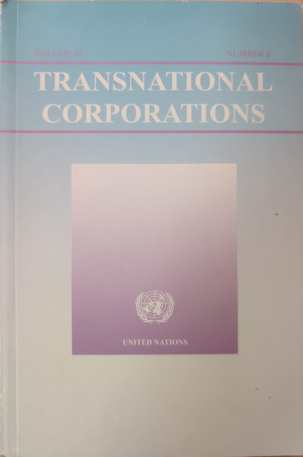 Transnational Corporations 24 2